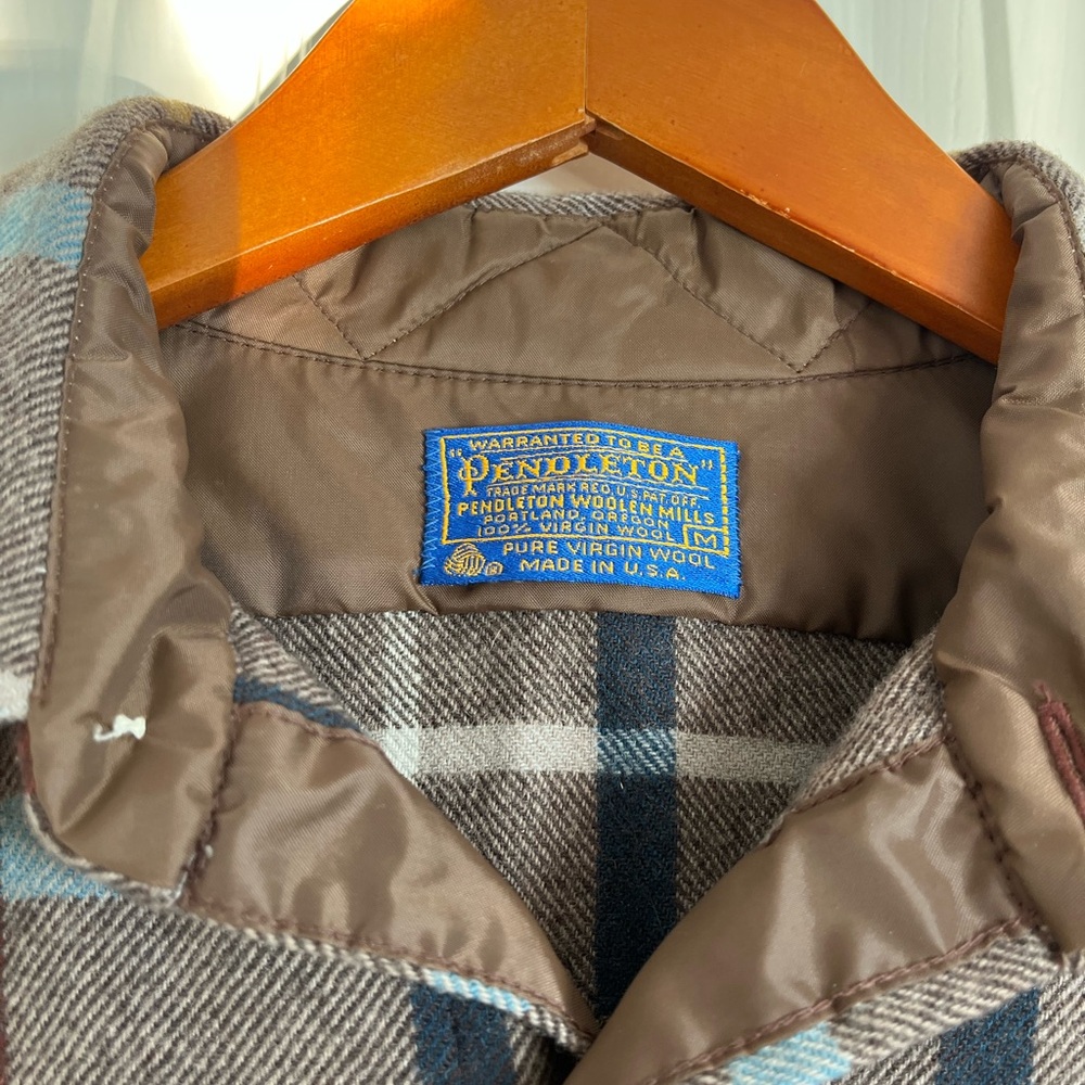 Pendleton Multicolor Plaid Button-Down Shirt Size… - image 2